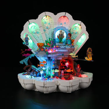 Lego The Little Mermaid Royal Clamshell 43225 Light Kit